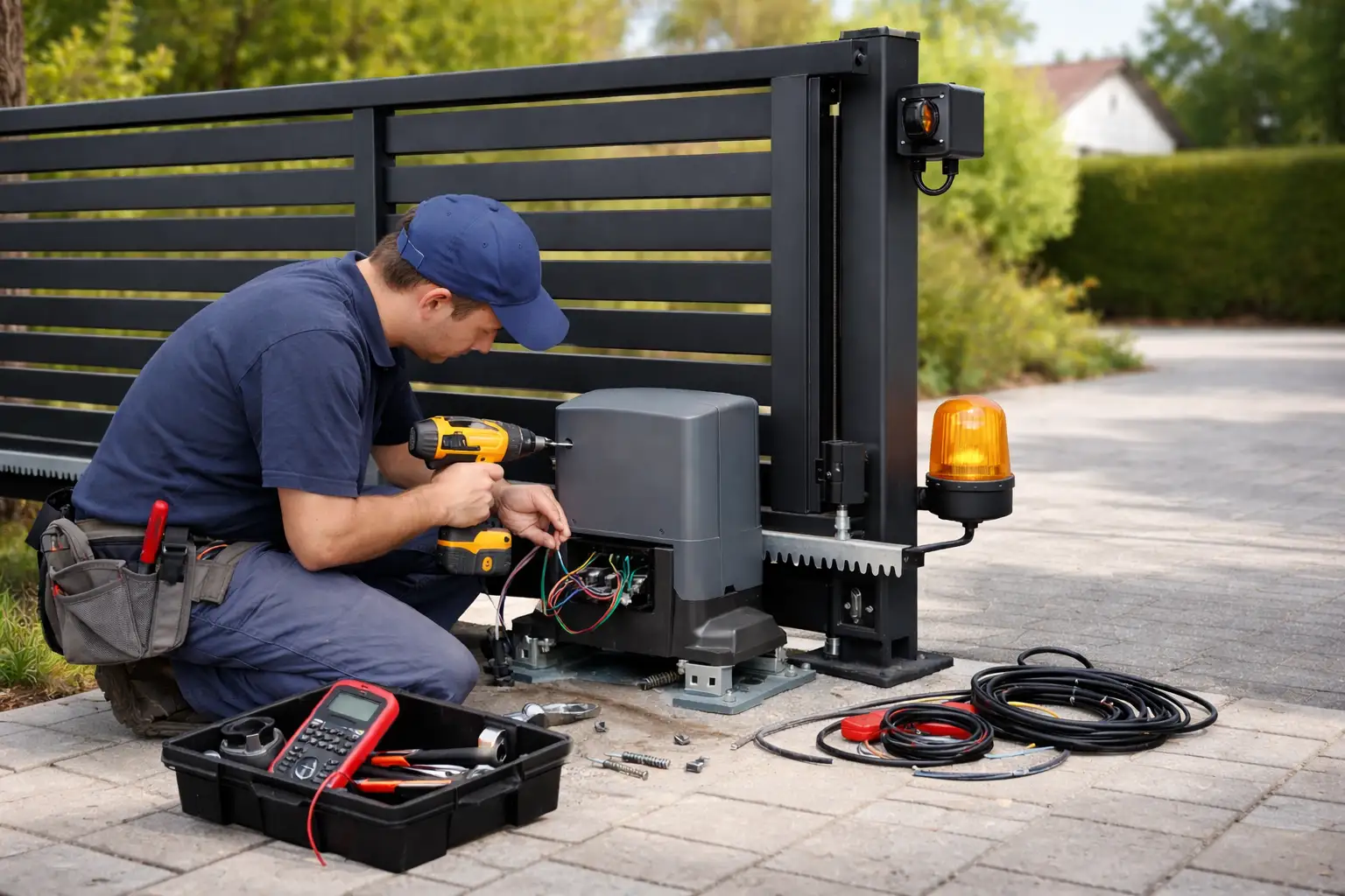 Instalación de portón eléctrico